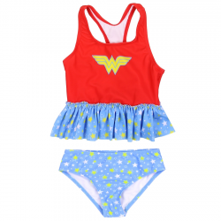 Infant Toddler Superhero Swimsuit Tankini SUPERGIRL 12 Months to 2T Two Piece 