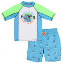 PS Aeropostale T Rex Dinosaur Swim Trunks And Shirt Set