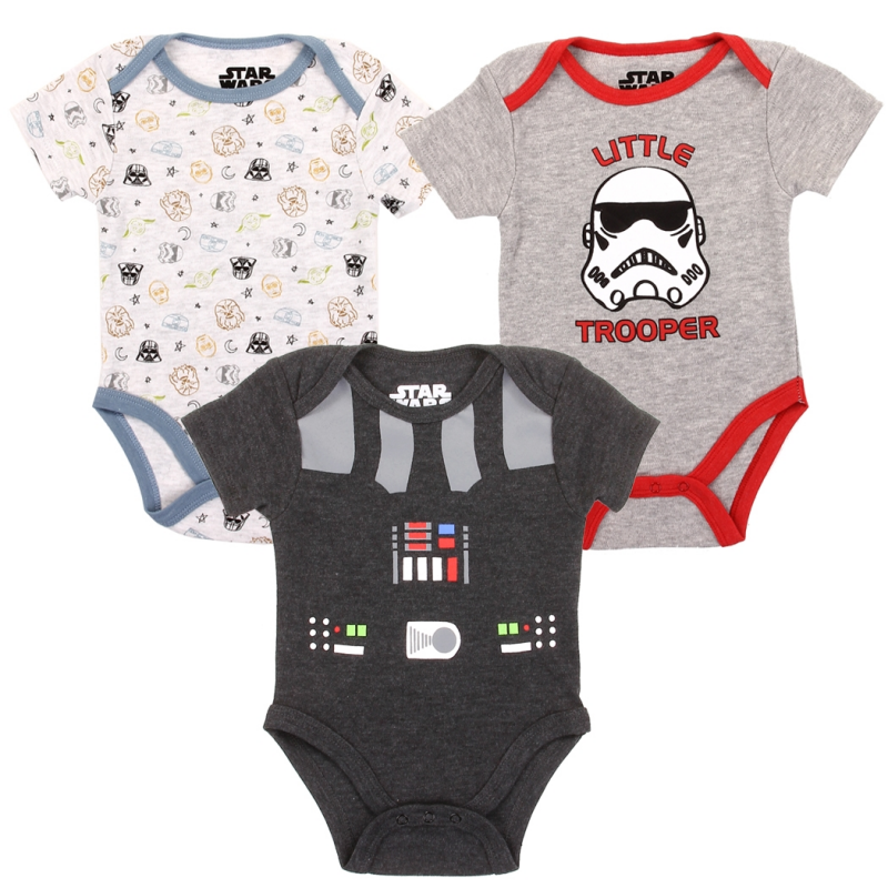 Star Wars Little Trooper Baby Boys 3 Piece Onesie Set Free Shipping Houston Kids Fashion Clothing Store