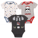 Star Wars Little Trooper Baby Boys 3 Piece Onesie Set