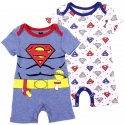 DC Comics Superman Baby Boys Romper Set Free Shipping Houston Kids Fashion Clothing Store