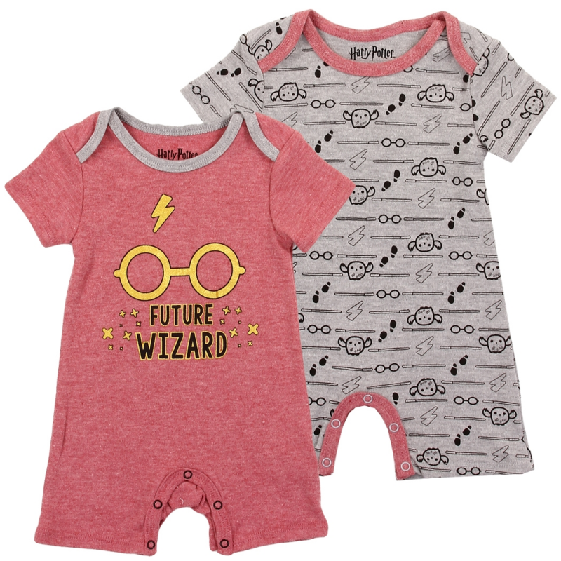 Harry Potter Future Wizard Baby Boys Romper Set Free Shipping Houston Kids Fashion Clothing Store 