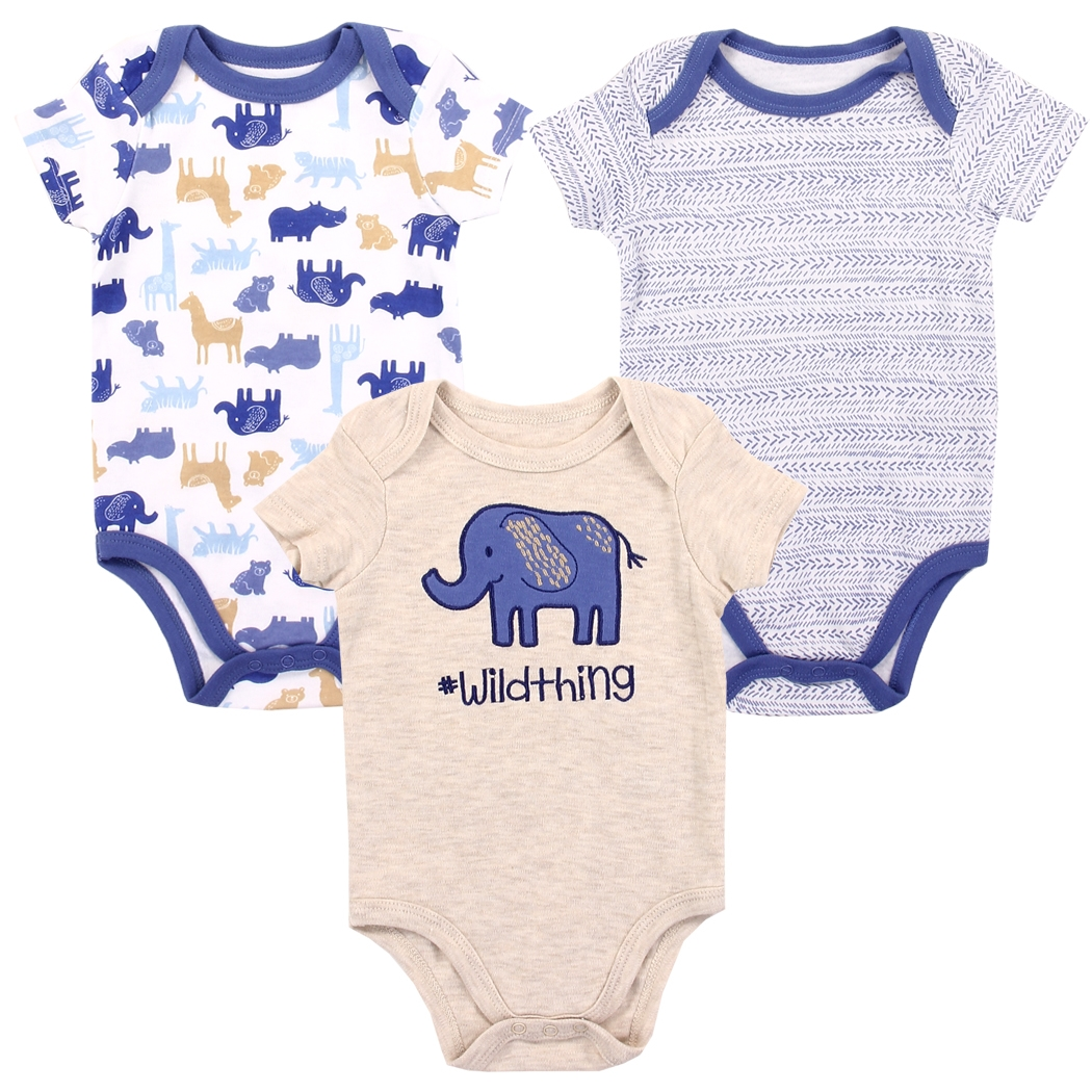 Emporio Baby Wild Thing Baby Boys 3 Piece Onesie Set