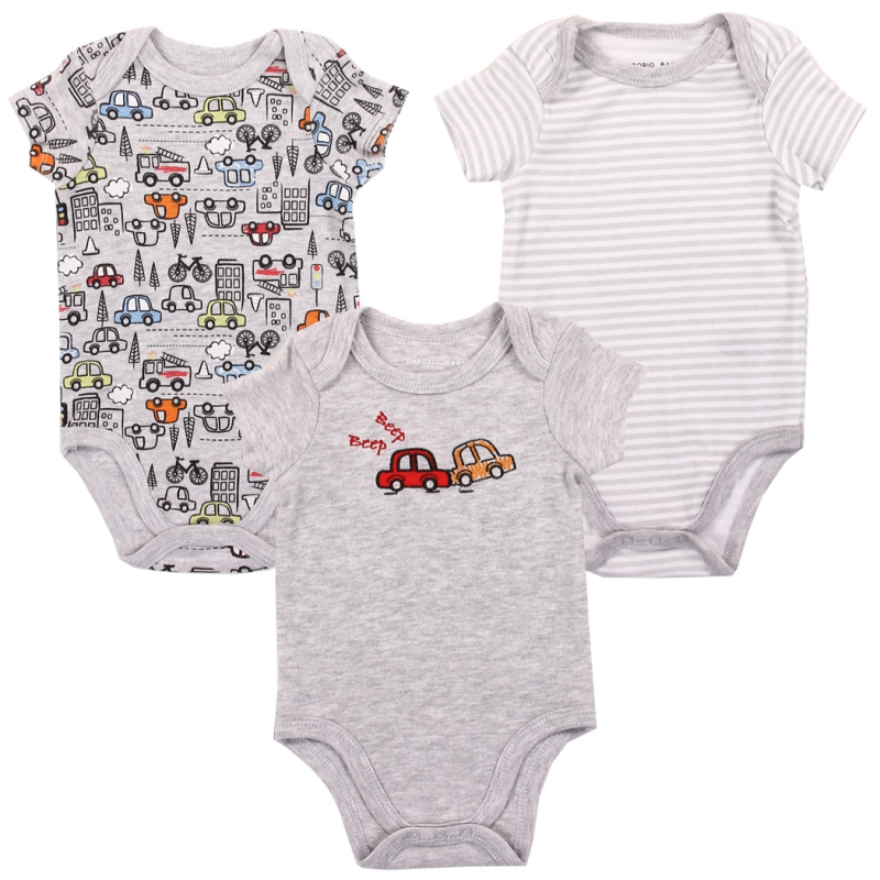 Emporio Baby Cars Baby Boys 3 Piece Onesie Set Free Shipping Houston Kids Fashion Clothing Store