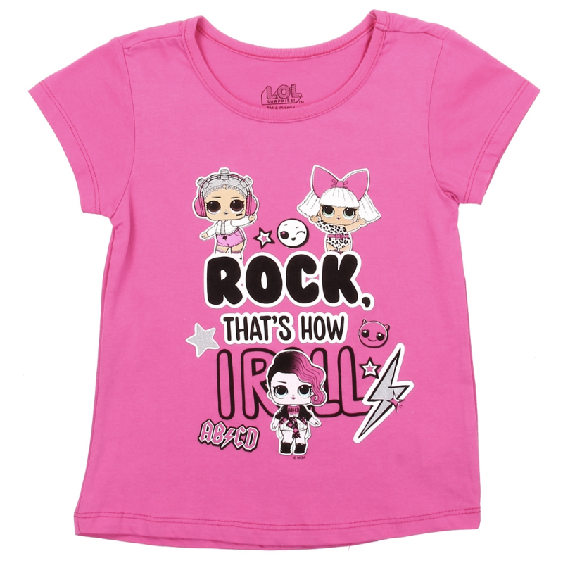 Lol Surprise Rock That's How I Roll Girls Shirt Free Shipping Houston Kids Fashion Clothing Store