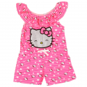 Hello Kitty Pink Knit Toddler Girls Romper