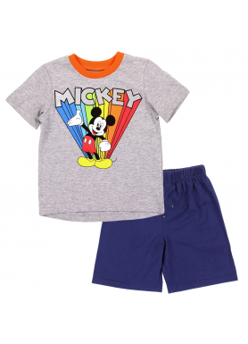 Disney Mickey Mouse Boys Woven Short Set Free Shipping Houston Kids Fashion Clothing Store