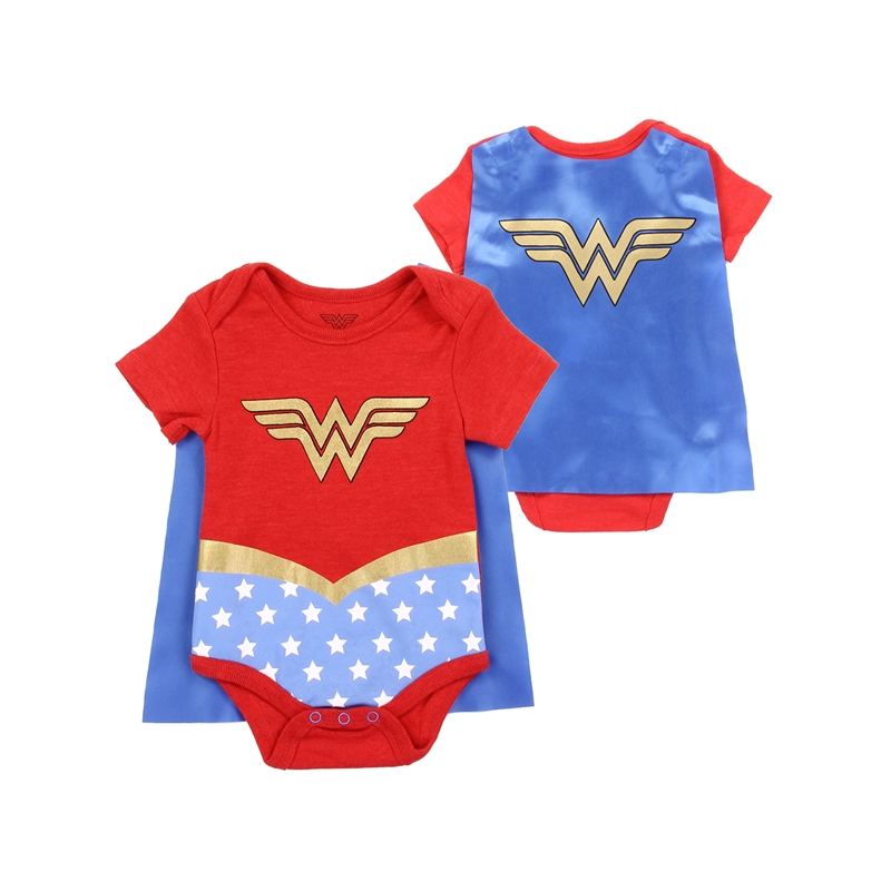DC Comics Wonder Woman Onesie And Cape Set Free Shipping Houston Kids Fashion Clothing Store