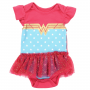 DC Comics Wonder Woman Girls Onesie With Tutu Free Shipping Houston Kids Fashion Clothing Store