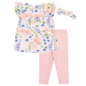 Catherine Malandrino Designer Infant Girls Floral Print Legging 3 Piece Set Free Shipping Houston Kids Fashion Clothing