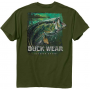 Buck Wear Painted Splatter Bass Adult Shirt Free Shipping Houston Kids Fashion Clothing Store