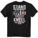 Buck Wear Stand For The Flag Kneel For The Cross Adult Shirt Free Shipping Houston Kids Fashion Clothing