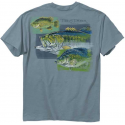 Buck Wear Tide And Timber Freshwater Fish Adult Shirt