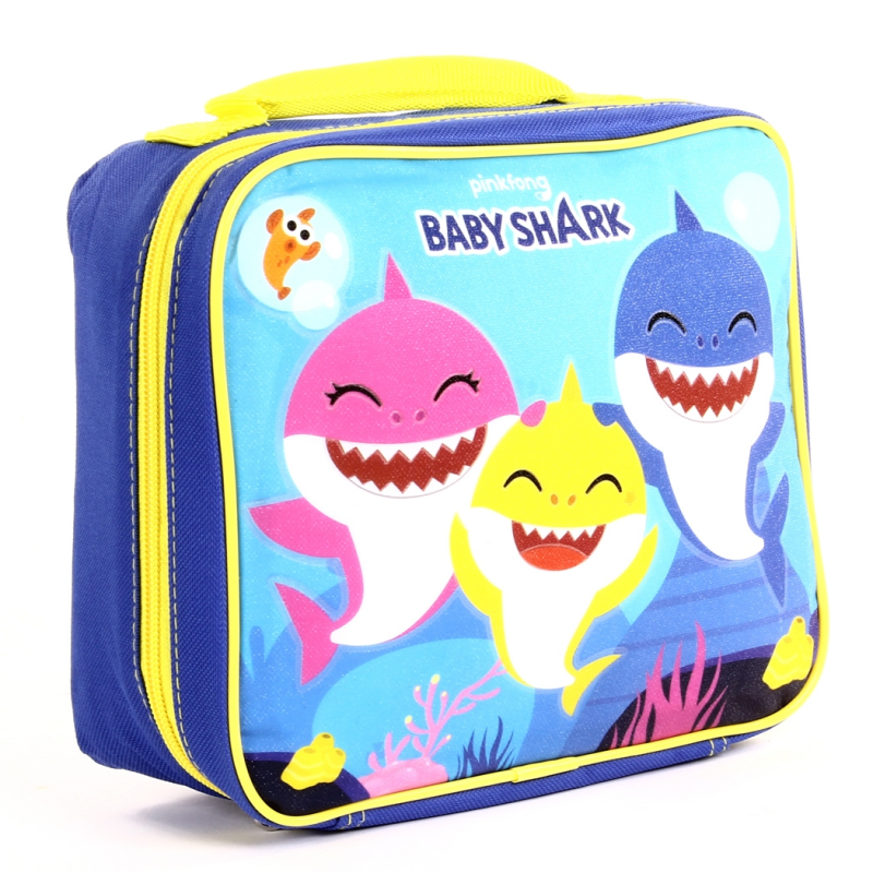 Brand New Baby Shark Lunch Bag And Bottle Set Pingfong Perfect For Small Kids 