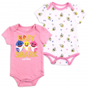 Baby Shark Baby Girls Onesie Set Free Shipping Houston Kids Fashion Clothing Store
