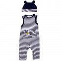 Tahari Baby Boys Romper And Hat Set