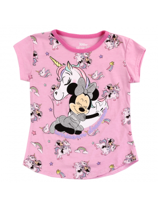 Girls Disney Minnie Mouse Hugging A Unicorn Shirt Free Shipping Houston Kids Fashion Clothing Store