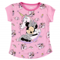 Disney Minnie Mouse Hugging A Unicorn Girls Shirt