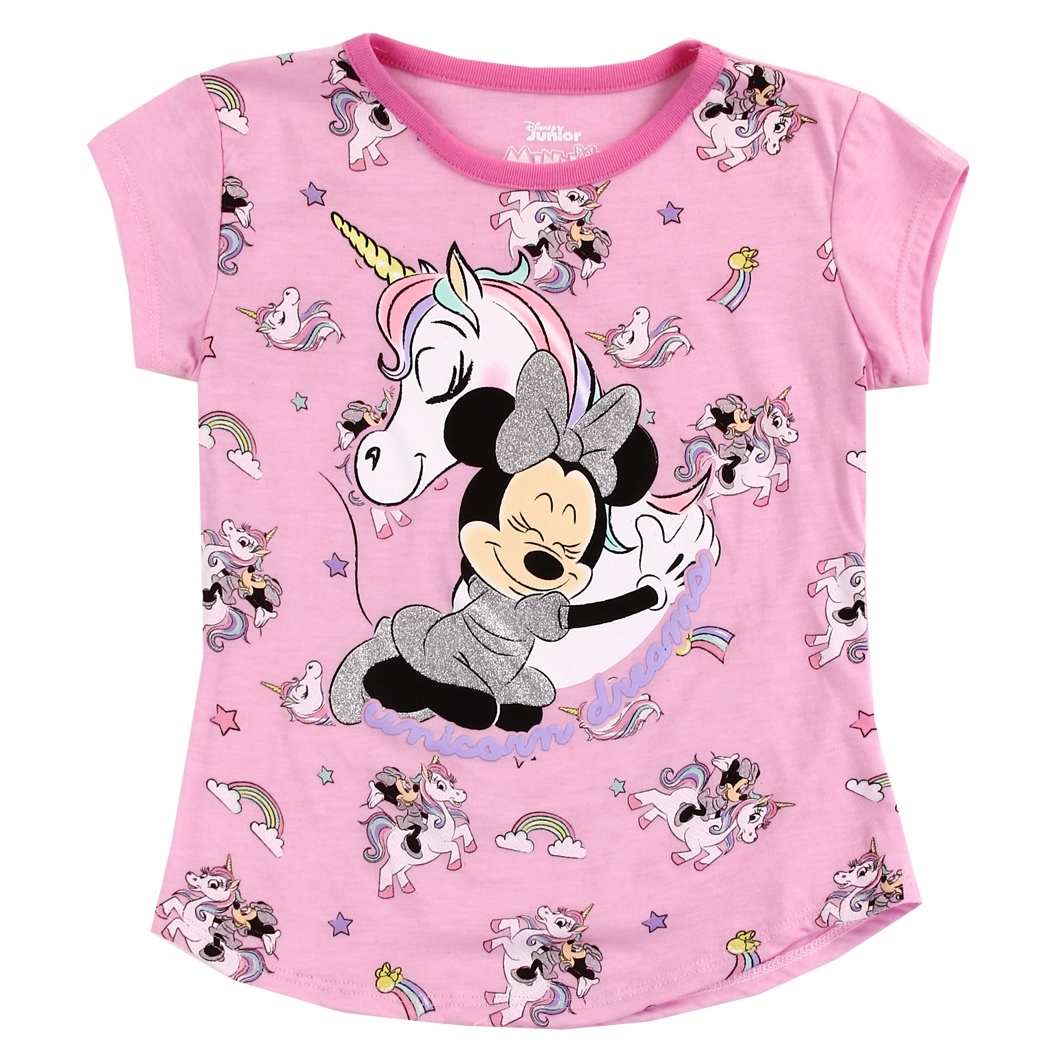 Disney Minnie Mouse Hugging A Unicorn Shirt Free Shipping