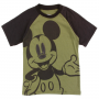 Disney Mickey Mouse Olive Green Boys Shirt Free Shipping Houston Kids Fashion Clothing Store