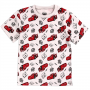 Disney Cars Lightning McQueen All Over Print Boys Shirt Free Shipping Houston Kids Fashion Clothing