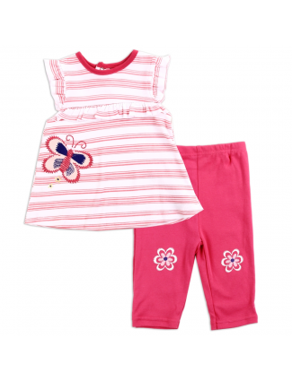 Emporio Baby Butterfly Top And Capri Pants Free Shipping Houston Kids Fashion Clothing Store