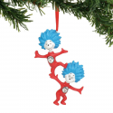 Dept 56 Dr Seuss Thing 1 And Thing 2 Christmas Ornament