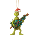 Dr Seuss How The Grinch Who Stole Christmas Grinch Holding A Christmas Tree Ornament
