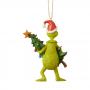 Enesco Gifts Jim Shore Dr Seuss How The Grinch Who Stole Christmas Grinch Holding A Christmas Tree Ornament Free Shipping Housto