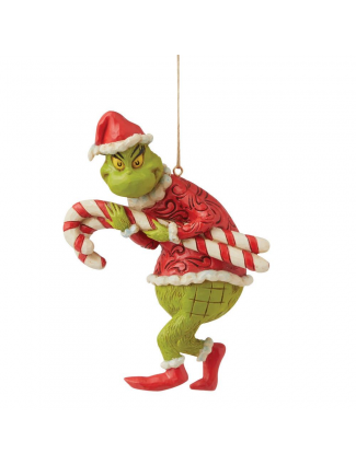 Enesco Gifts Jim Shore Dr Seuss How The Grinch Who Stole Christmas Grinch Stealing Candy Canes Ornament Free Shipping Houston Ki