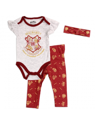 Harry Potter Hogwarts School Of Witchcraft And Wizardry Baby Girls 3 Piece Set Free Shipping Houston Kids Fashion Clothing Store