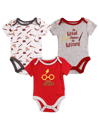 Wizarding World Of Harry Potter The Wand Chooses The Wizard 3 Piece Onesie Set Free Shipping Houston Kids Fashion Clothing