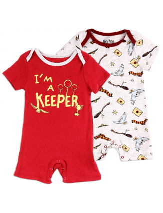 Wizarding World Of Harry Potter I'm A Keeper 2 Romper Set Free Shipping Houston Kids Fashion Clothing Store