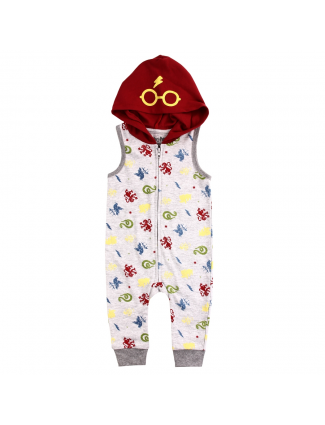 Wizarding World Of Harry Potter Hooded Zip Up Baby Boys Romper Free Shipping Houston Kids Fashion Clothing