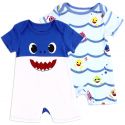 Baby Shark Baby Boys Romper Set Free Shipping Houston Kids Fashion Clothing Store