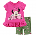 Disney Minnie Mouse Girls Toddler Bike Short Set Free Shipping Houston Kids Fashion Clothing Store