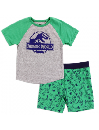 Jurassic World Boys T Rex Dinosaur Short Set Free Shipping Houston Kids Fashion Clothing Store
