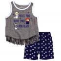 Disney Frozen Anna And Elsa Fierce Mind Brave Spirit Kind Heart Short Set Free Shipping Houston Kids Fashion Clothing Store