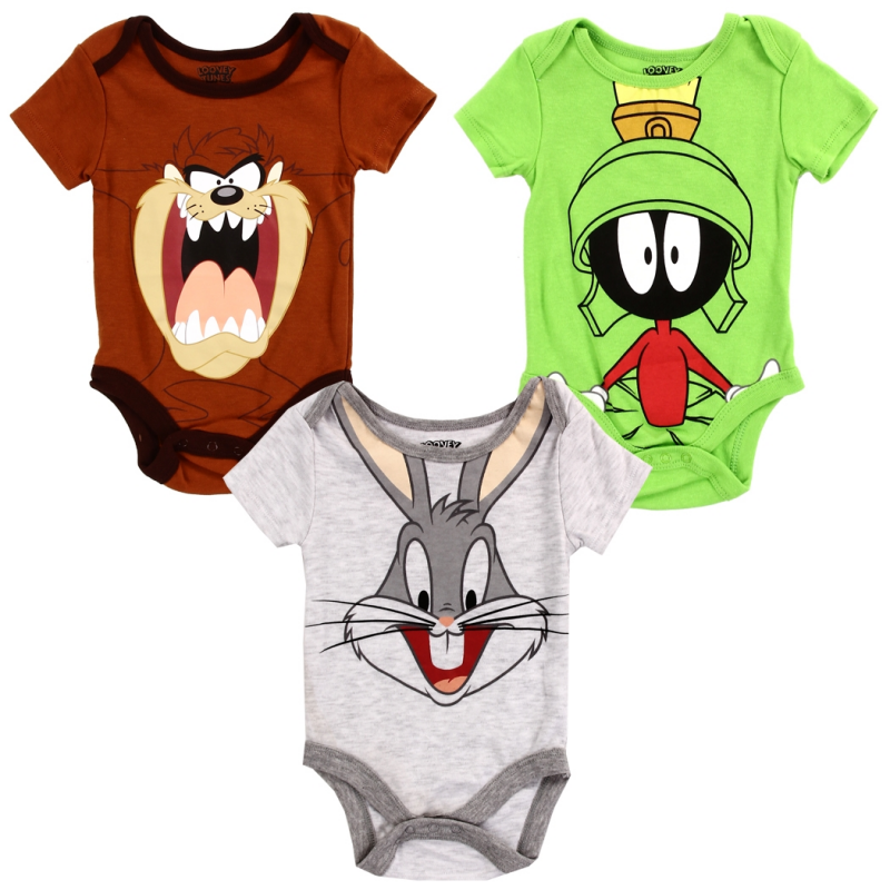 Looney Tunes Baby Boy/Girl Bunny Print Long-sleeve Jumpsuit
