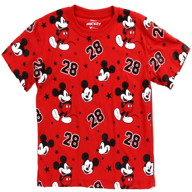 Disney Mickey Mouse Boys Shirt With All Over Print Free Shipping Houston Kids Fashion Clothing Store