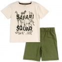 Elphant Giraffe Zebra Cheetah Rhino And Lion Safari Squad Blue Theory Boys Short Free Shipping Houston Kids Fashion Clothing