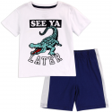 Blue Theory See Ya Later Alligator Toddler Boys Short Set Free Shipping Houston Kids Fashion Clothing