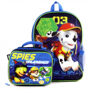 Nick Jr Paw Patrol Licensed To Spy Backpack And Spies Unleashed Lunchbox Set Free Shipping Free Shipping