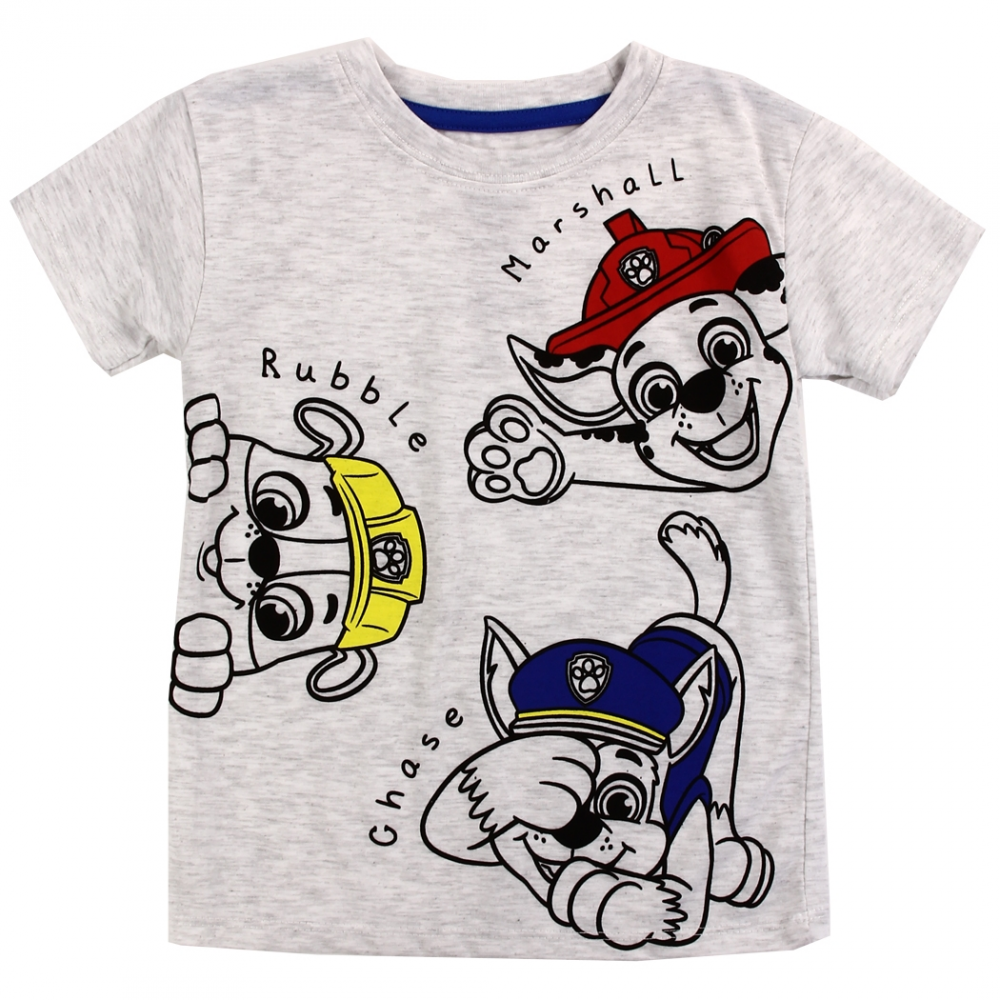Nick Jr Paw Patrol Chase Marshall Rubble Toddler Boys Shirt
