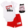 Weeplay Call Me Boss Only 3 Piece Baby Boys Layette Set Free Shipping Houston Kids Fashion Clothing