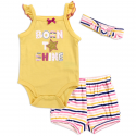 Weeplay Born To Shine 3 Piece Baby Girls Layette Set