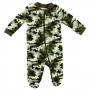 Bloomin Baby Green Camo Plush Footies Free Shipping Houston Kids Fashion Clothing 