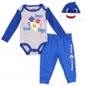 Baby Shark Baby Boys 3 Piece Pants Set Free Shipping Houston Kids Fashion Clothing Store