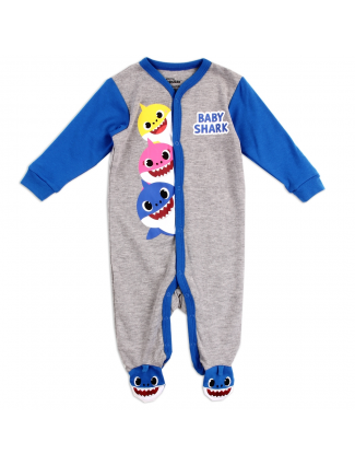 Baby Shark Baby Boy Snap Down The Front Coverall Free Shipping Houston Kids Fashion Clothing