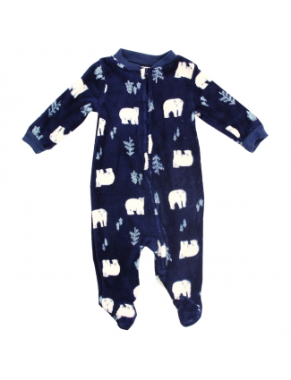 Bloomin Baby Bear Plush Footies Free Shipping Houston Kids Fashion Clothing